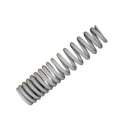 white spray compression spring