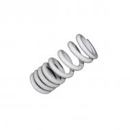 white spary compression spring